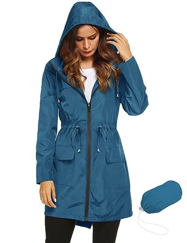 Women's Lightweight Waterproof Rain Jacket