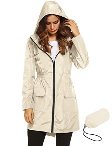 Women's Lightweight Waterproof Rain Jacket