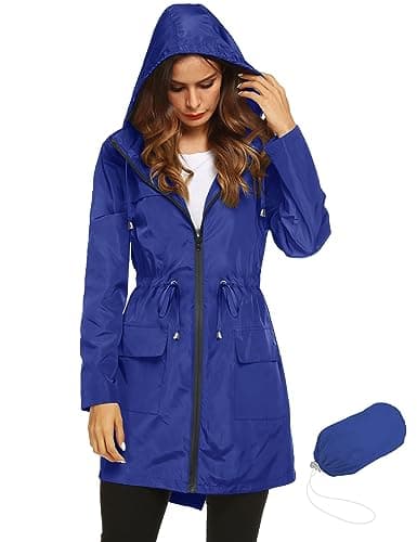 Women's Lightweight Waterproof Rain Jacket