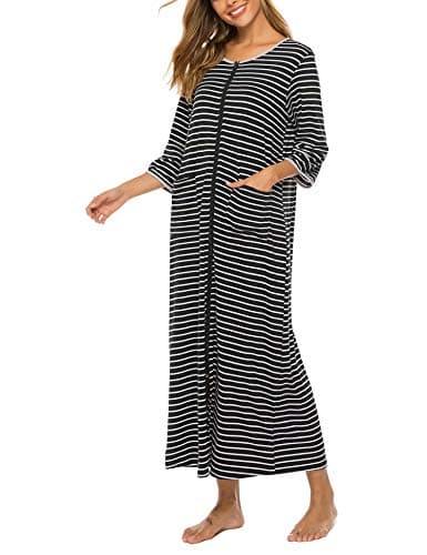 Bloggerlove Zipper Front Robes for Women