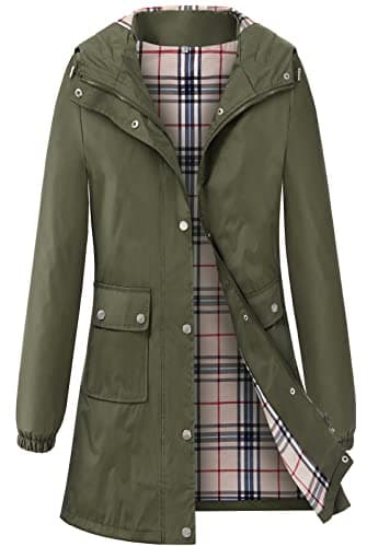 Women's Waterproof Rain Jacket with Hood