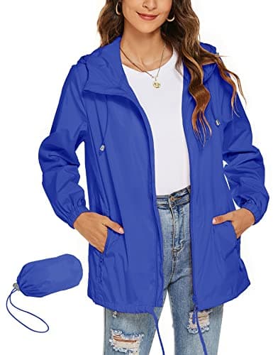 Avoogue Women's Waterproof Rain Jacket