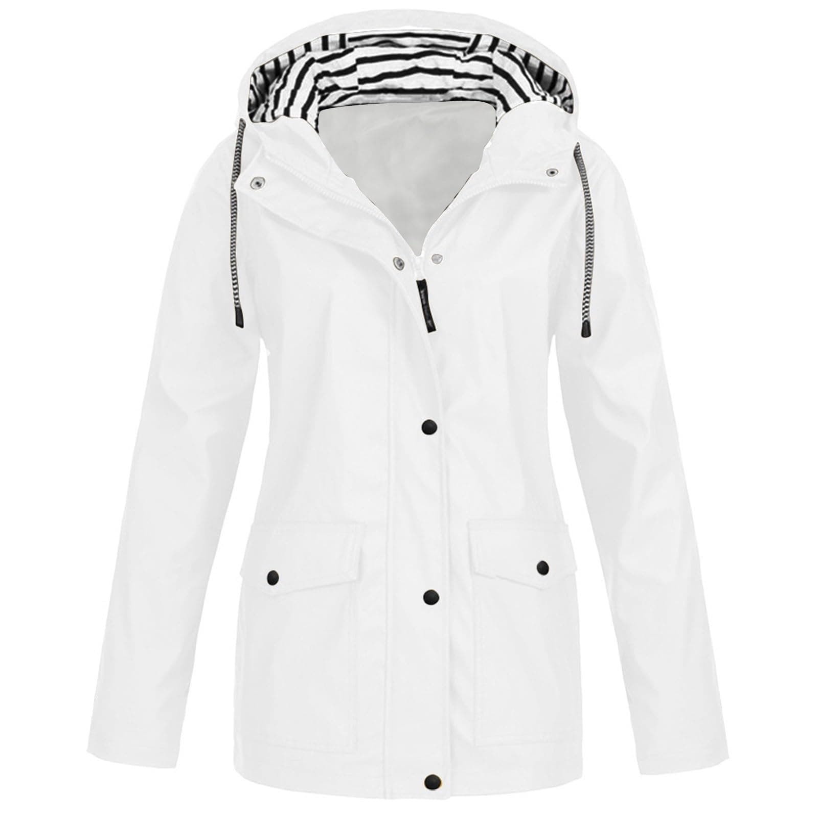 Fartey Women's Lightweight Waterproof Rain Jacket