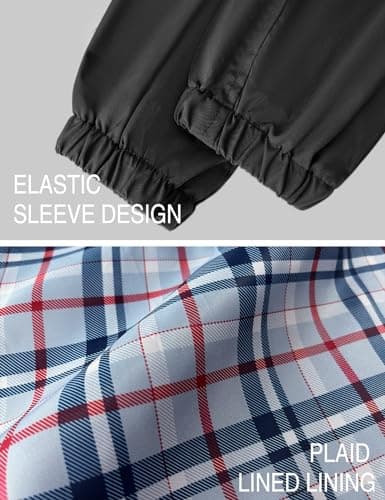 Bloggerlove Wine Red Striped Rain Jacket (L Bundle)