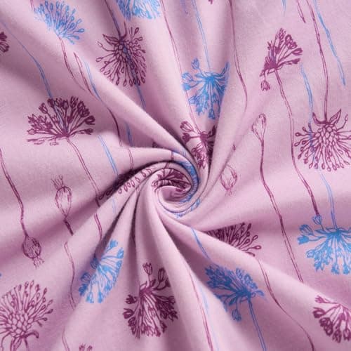 Soft 100% Cotton Women's Nightgowns, Comfortable Short Sleeves