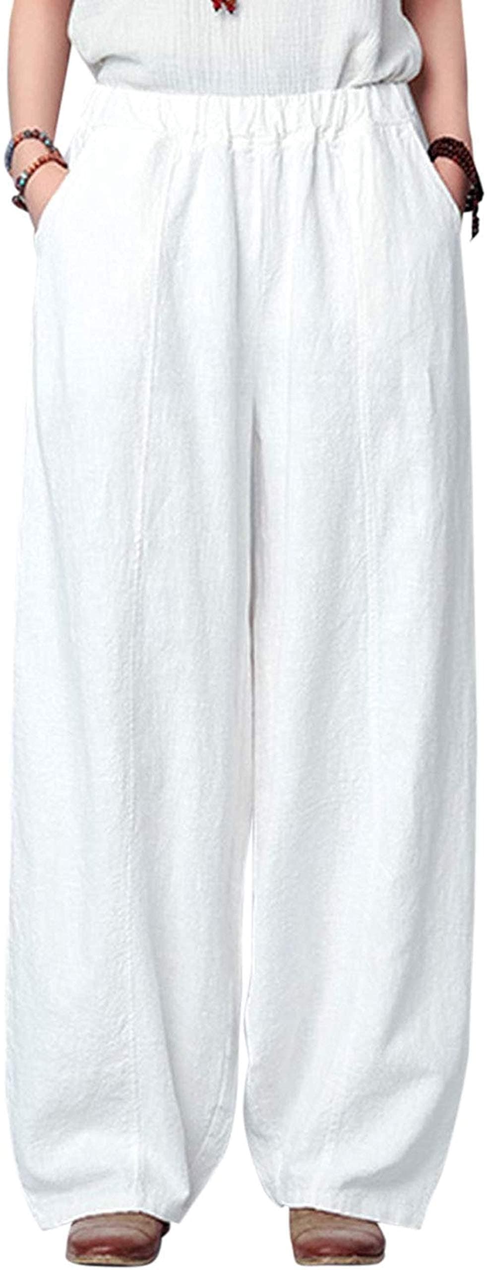 Women's Relaxed Fit Linen Pants